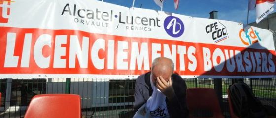 Guvernul francez cere Alcatel-Lucent sai revizuiasca planul de a concedia 10.000 de angajati