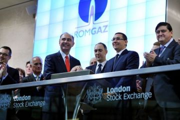 Cea mai mare listare din istoria Romaniei. Romgaz a debutat pe bursa de la Bucuresti si Londra. Actiunile au urcat cu 15% in prima zi de tranzactionare