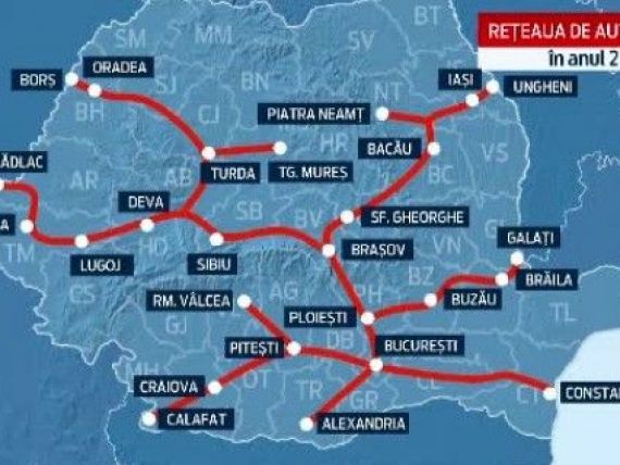 Autoritatile promit dublarea retelei de autostrazi, in 3 ani. Ce avem pana acum a fost construit in 10. Romania are de 24 de ori mai putine drumuri fata de tara din UE cu cei mai multi km