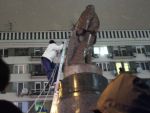 Protestatarii raman mobilizati in capitala Ucrainei: au daramat o statuie a lui Lenin, simbol al supunerii Kievului Moscovei