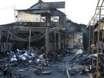 Incendiu puternic in Piata Rahova, stins dupa 5 ore
