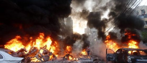 Atentat cu masina-capcana la Beirut. Cel putin cinci morti si peste 20 de raniti in explozie