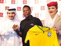 Pele a devenit ambasador al Emirates Airlines in perspectiva Cupei Mondiale