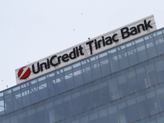 Grupul italian UniCredit raporteaza o pierdere record, de 15 mld euro. In Romania, profitul net al UniCredit Tiriac Bank a scazut anul trecut cu 57%