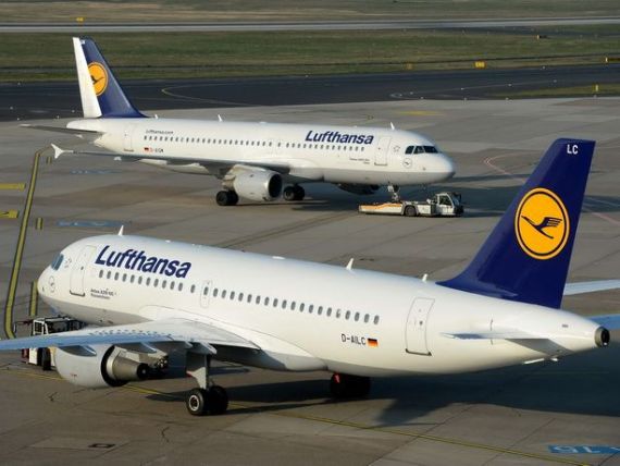 Lufthansa a transportat, anul trecut, 1,3 milioane de pasageri in si dinspre Romania, in crestere cu 1,8%