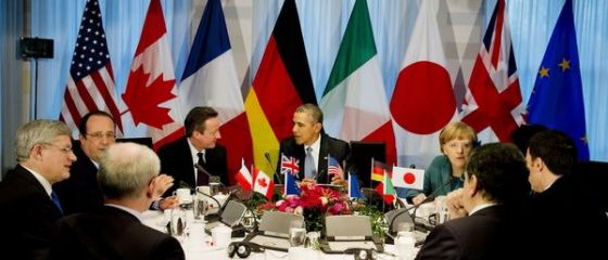 Rusia ar putea fi exclusa din grupul statelor puternic industrializate, din cauza tensiunilor din Ucraina. Summitul G8 din iunie a fost mutat de la Soci la Bruxelles