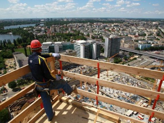 Romania, cea mai abrupta scadere din UE a lucrarilor de constructii, in iulie
