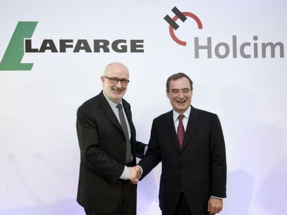Holcim si Lafarge, prezente si in Romania, vor forma cel mai mare producator de ciment din lume. Cele doua companii nu intentioneaza sa inchida fabrici in procesul de fuziune