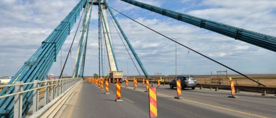 Ponta, in vizita la podul de la Agigea: Ma bucur ca nu s-a prabusit