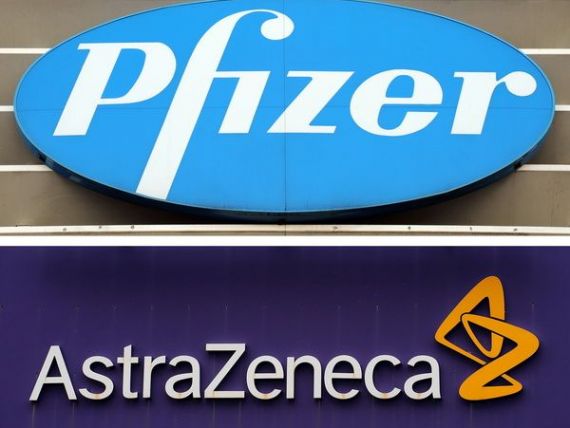 AstraZeneca a respins o oferta de preluare de 120 miliarde dolari, din partea Pfizer