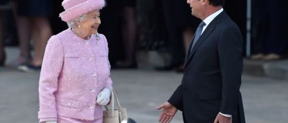 François Hollande a deschis ceremoniile de sarbatorire a 70 de ani de la Debarcarea din Normandia