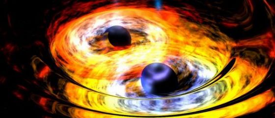 O galaxie bizara, cu trei gauri negre uriase, descoperita de cercetatori