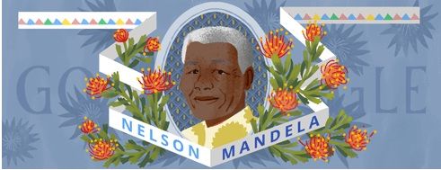 Google si-a schimbat logo-ul. Il sarbatoreste pe Nelson Mandela