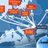 Harta noilor curse pregatite de companiile low-cost. Operatorii anunta si preturi mici: de la 15 - 20 de euro biletul