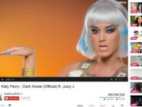 Videoclipul Dark Horse , al cantaretei Katy Perry, cel mai vizionat in acest an pe YouTube