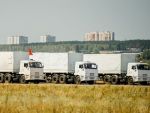 Convoiul umanitar rusesc a stationat peste noapte in orasul Voronej. Nu se stie pe unde va intra in Ucraina