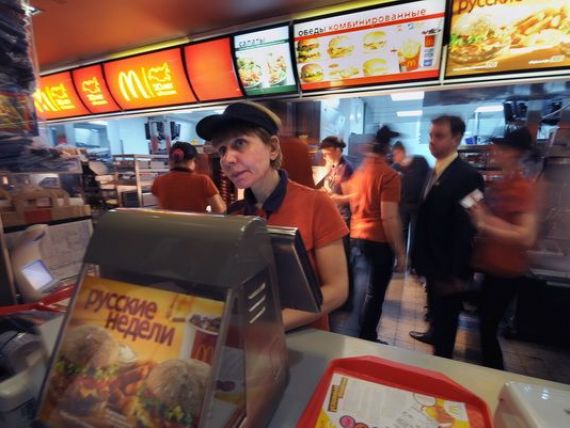 Rusia se razbuna pe McDonald rsquo;s. Protectia consumatorului a inchis patru restaurante din Moscova si promite noi verificari