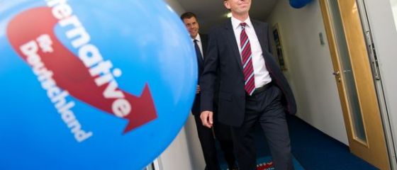 Partidul german antieuro, o amenintare pentru conservatorii lui Merkel, a intrat pentru prima data in Parlament