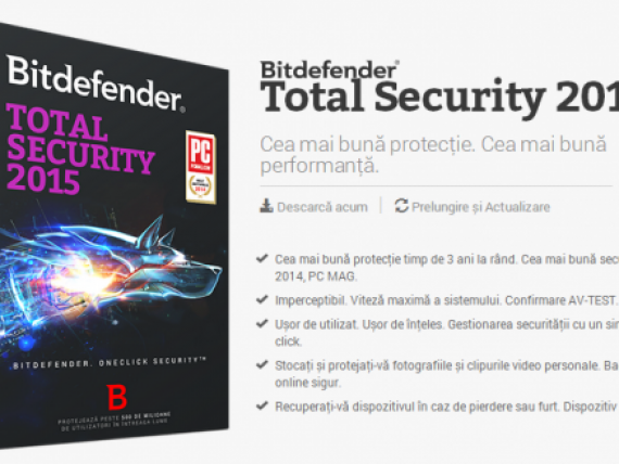 Bitdefender Total Security 2015 Hands-on. Instalare extrem de usoara, protectie maxima