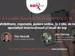 Cele mai tari ponturi despre vizibilitate, relevanta si putere in online. Nr. 1 in industria de SEO si un consultant al numelor mari din top 500 Fortune, invitati la SEM Days 2014, Bucuresti