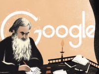 Google il sarbatoreste pe scriitorul rus Lev Tolstoi, printr-un logo interactiv