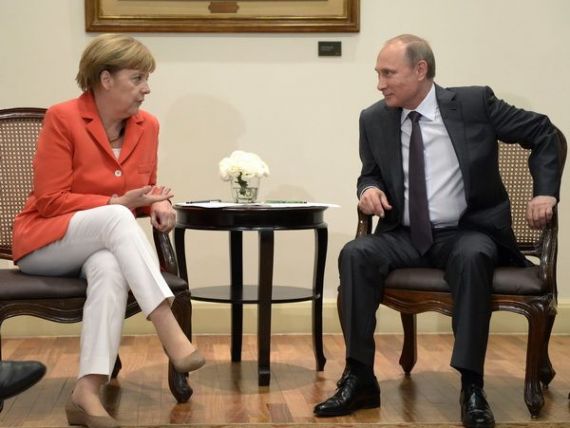 Putin si Merkel au discutat despre livrarea de gaze rusesti catre UE. Ce au convenit cei doi lideri