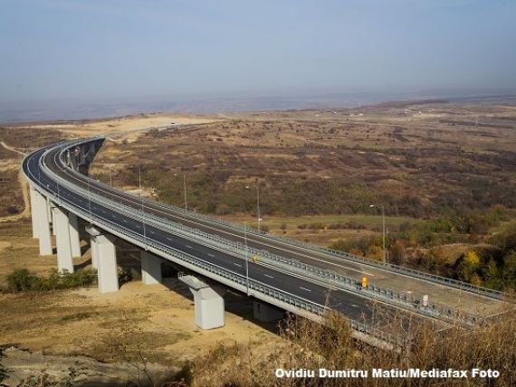 Compania Nationala de Drumuri da in folosinta 56 km de autostrada in acest an, mai putin de jumatate fata de 2013. Estimarea pentru anul 2015: 17 km