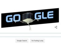 Google si-a schimbat logoul pentru a marca plasarea robotului Philae pe cometa Ciurimov-Gherasimenko