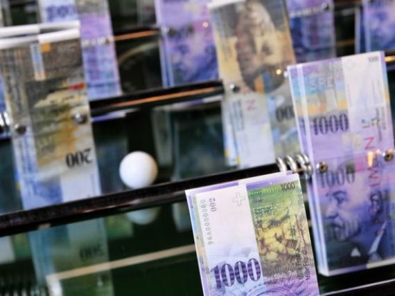 Bloomberg: Francul elvetian a devenit cea mai volatila moneda din lume, dupa ce a atins nivelul de 261%. A depasit rubla