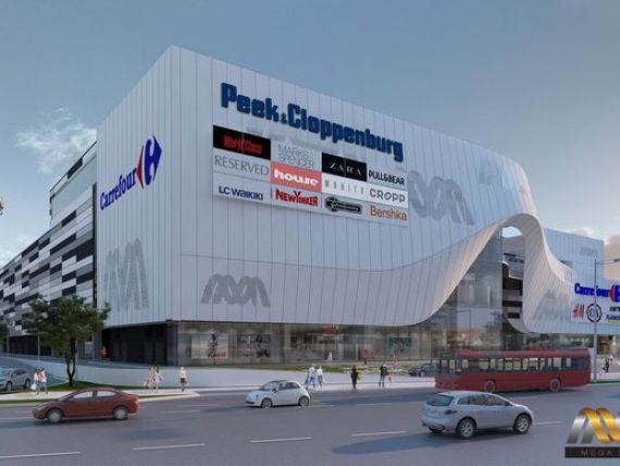 Cel mai mare mall din Bucuresti se deschide in aprilie, dupa o investitie de 165 mil. euro. Peste 200.000 de mp construiti, 200 de magazine, 14 sali de cinema si 1.000 de locuri de parcare pe acoperis