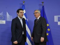
	Junker: Grecia sa nu se astepte ca zona euro sa se incline in fata premierului Tsipras. Marea Britanie discuta planul pentru posibila iesire a Atenei din blocul unic
