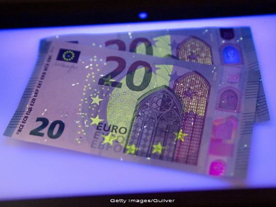 Europa a schimbat banii. Cum arata noua bancnota de 20 de euro. FOTO si VIDEO