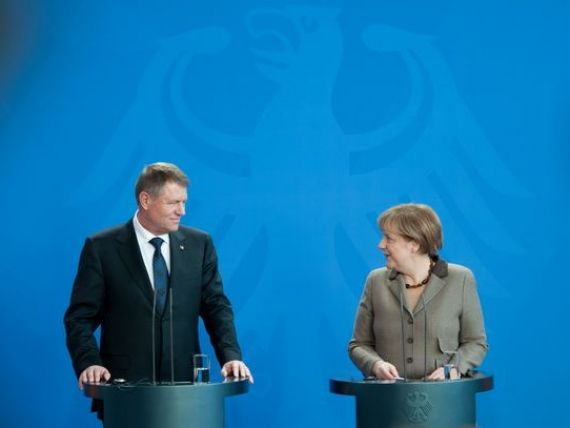 Merkel, la intalnirea cu Iohannis: Vrem sa dezvoltam colaborarea economica. Am discutat despre proiecte de mare importanta