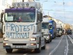 Transportatorii vor protesta la ambasadele Frantei si Germaniei fata de salariul minim aplicat soferilor care tranziteaza cele doua tari