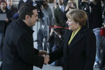 Concluziile intalnirii dintre Merkel si Tsipras. Cancelarul german: Germania trateaza egal tarile UE, inclusiv Grecia. Premierul elen: Discutiile au fost pozitive