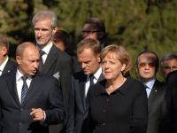 Angela Merkel a venit la Moscova, pentru a discuta cu preseditele rus despre intergritatea teritoriala a Ucrainei