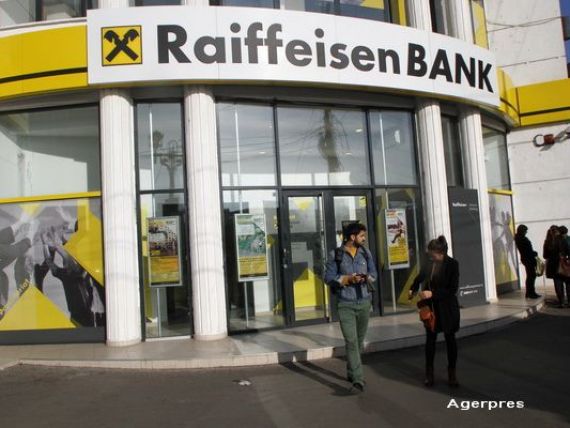 Raiffeisen Bank Romania a obtinut profit net de 48 mil.euro, in S1, in crestere cu 6%