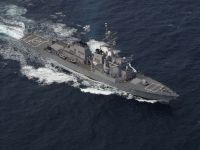 Distrugatorul USS Ross intra, sambata, in Marea Neagra