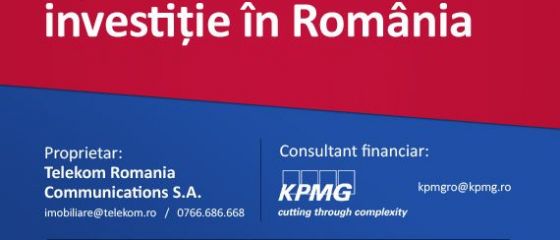 (P) Telekom Romania Communications organizeaza licitatie pentru vanzarea si inchirierea partiala a unui pachet de 24 de proprietati imobiliare