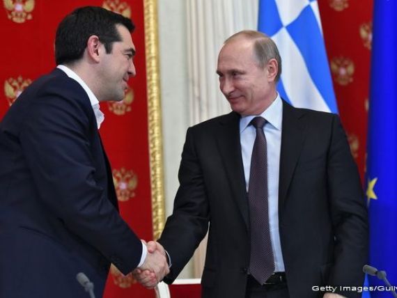 Tsipras: Am venit in Rusia pentru ca Europa nu mai e centrul lumii. Grecia a batut palma cu Moscova: primeste finantare pentru constructia Turkish Stream. Rusii, pregatiti sa sprijine financiar Atena
