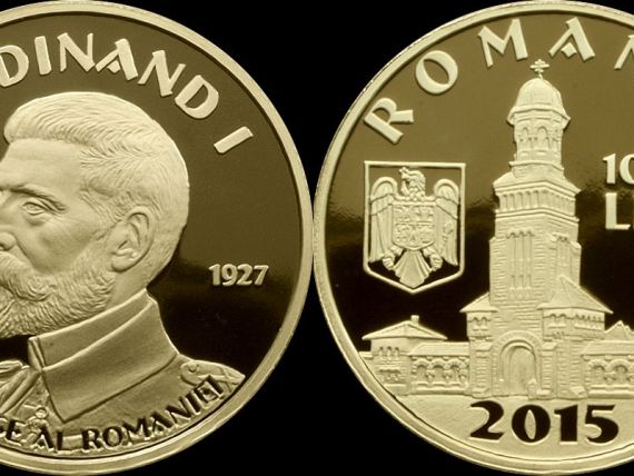 BNR lanseaza monede de 100 de lei, 10 lei si un leu, dedicate nasterii regelui Ferdinand. Tot setul costa aproape 2.000 de lei