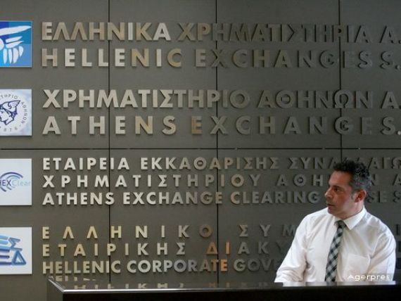 Actiunile bancilor elene, noi scaderi semnificative la Bursa de la Atena
