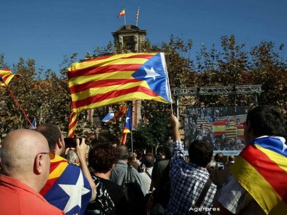 Parlamentul regional din Catalonia a votat pentru inceperea procesului de separare de Spania