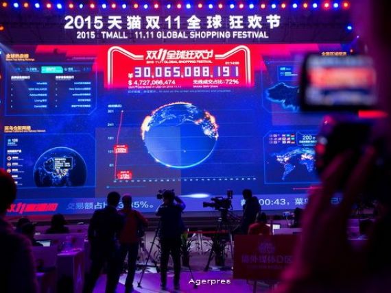 1 miliard de dolari in 8 minute pentru Alibaba, in cea mai importanta zi de shopping din China