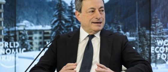 Davos. Mario Draghi: Refugiatii vor stimula cresterea economiei zonei euro