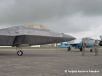 Avioane F 22 Raptor, pentru prima data in Romania. FOTO si VIDEO