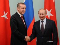 
	In plin vartej politic la Ankara, Erdogan se reimprieteneste cu Putin. Cele doua tari reiau lucrarile la gazoductul Turkish Stream si la o centrala nucleara

