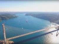 
	Turcii au inaugurat al treilea pod peste Bosfor, care leaga Europa de Asia. Este unul dintre cele mai lungi poduri suspendate din lume si cel mai lat. FOTO si VIDEO
