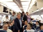 Dacian Ciolos a calatorit cu o cursa de linie a Tarom, la clasa Economic, intr-o vizita oficiala in Germania