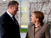 Klaus Iohannis merge la Berlin, unde se intalneste cu Angela Merkel, cu premierul Belgiei si cel din Luxemburg